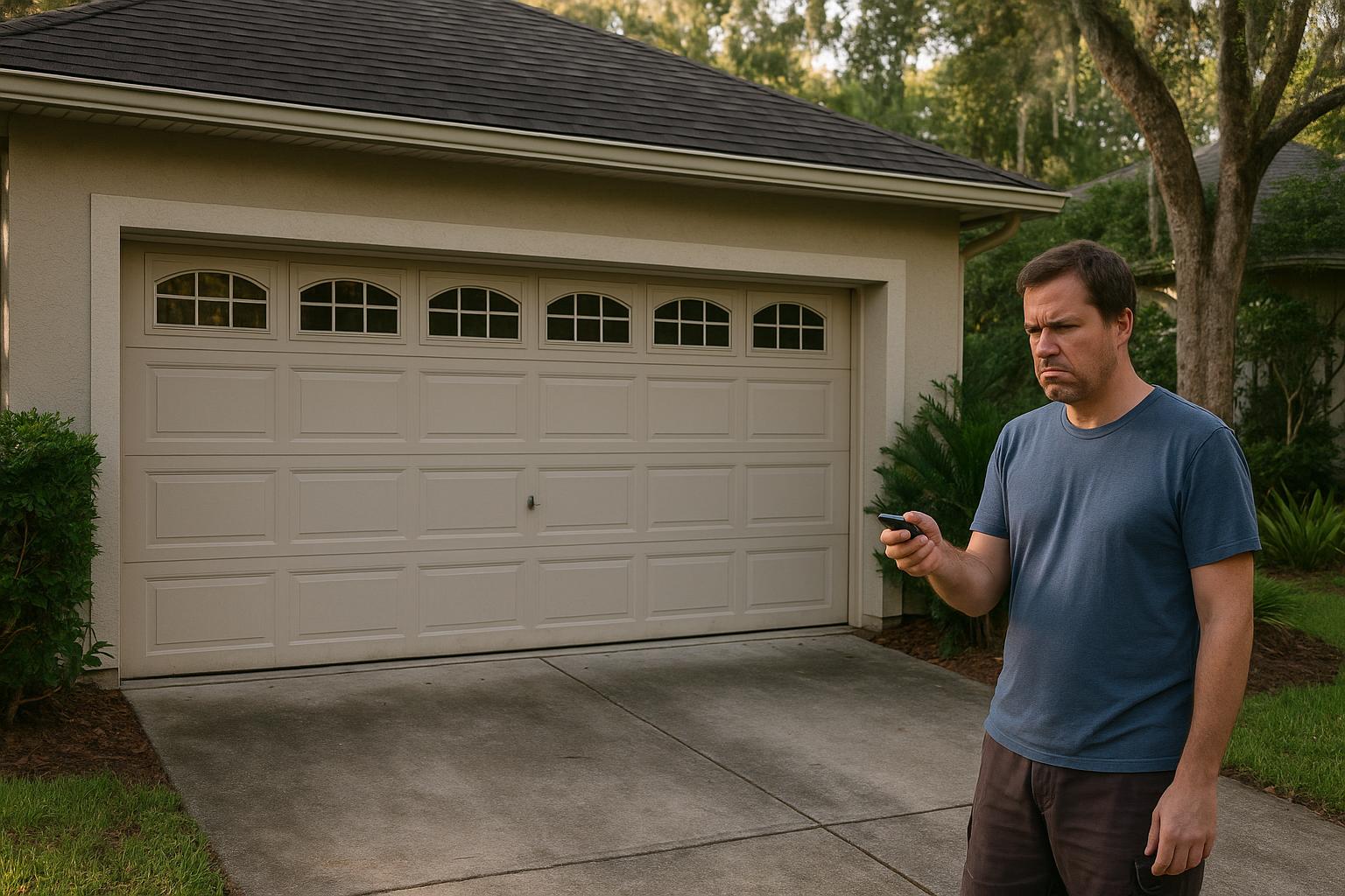 What to Do When Your Garage Door Won't Open in the Morning